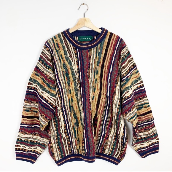 Tundra Other - TUNDRA Cool Textured Knit Sweater Grandpa Dad L